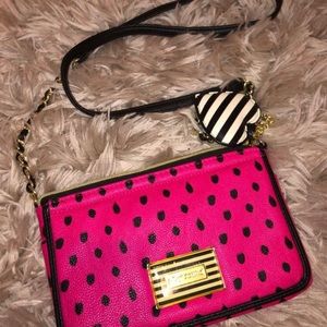 BRAND NEW BETSEY JOHNSON HANDBAG/WALLET NWOT